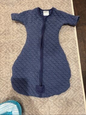 Halo Navy Blue Quilted Sleep Sack Swaddle